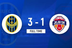 K联赛：俞仁秀红牌罚下，仁川联3-1大胜十人济州SK！